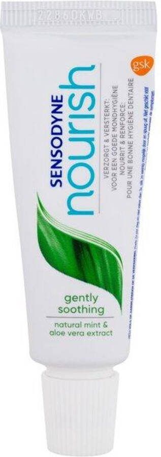 Sensodyne Nourish Gently Soothing Toothpaste Zubní Pasta 15ml