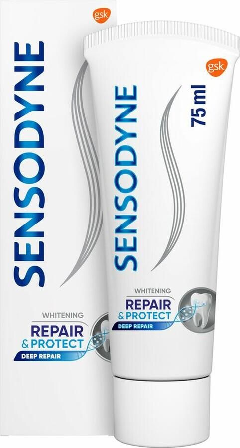 Sensodyne 3x Tandpasta Repair & Protect Whitening 75 ml