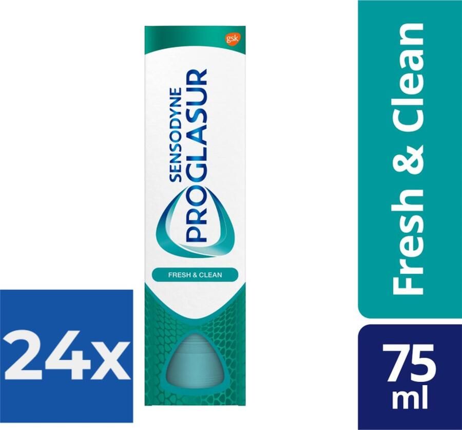 Sensodyne Proglasur Tandpasta Multi-Action 75ml Voordeelverpakking 24 stuks
