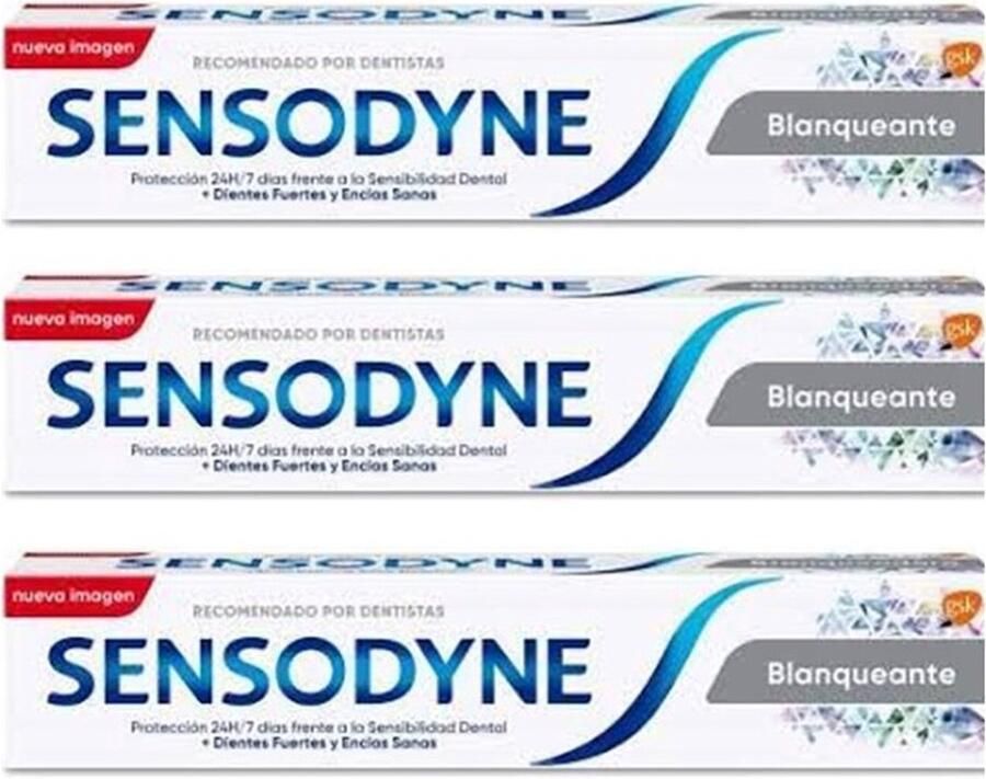 Sensodyne Tandpasta Whitening 3 x 75 ml
