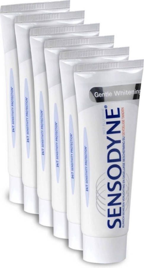 Sensodyne Tandpasta 75 ml Gentle Whitening 6 stuks