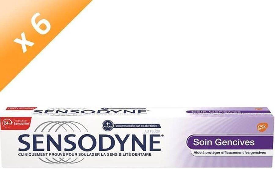 Sensodyne Tandpasta 75 ml Tandvleesbescherming 6 stuks