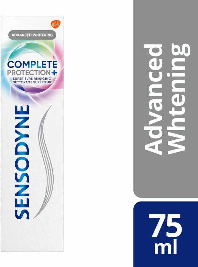 Sensodyne Complete Protection + Advanced Whitening tandpasta 75 ml