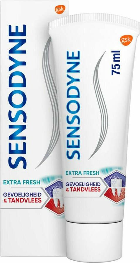 Sensodyne Gevoeligheid & Tandvlees Extra Fresh tandpasta voor gevoelige tanden 75ML