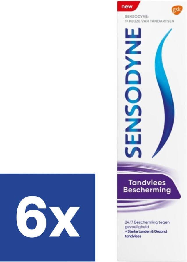Sensodyne Tandpasta Gum Protection 6 x 75 ml
