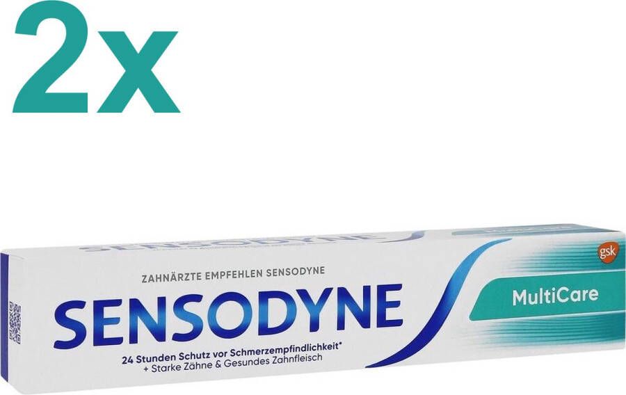 Sensodyne Multicare tandpasta voor gevoelige tanden 2x 75 ml