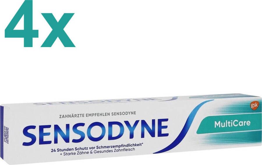 Sensodyne Tandpasta MultiCare Voordeelverpakking 4 x 75 ml