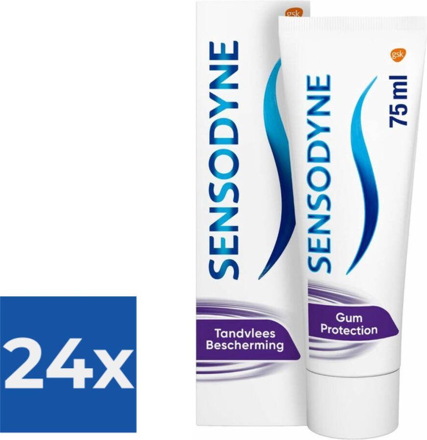 Sensodyne Tandpasta Tandvlees Bescherming 75ml Voordeelverpakking 24 stuks