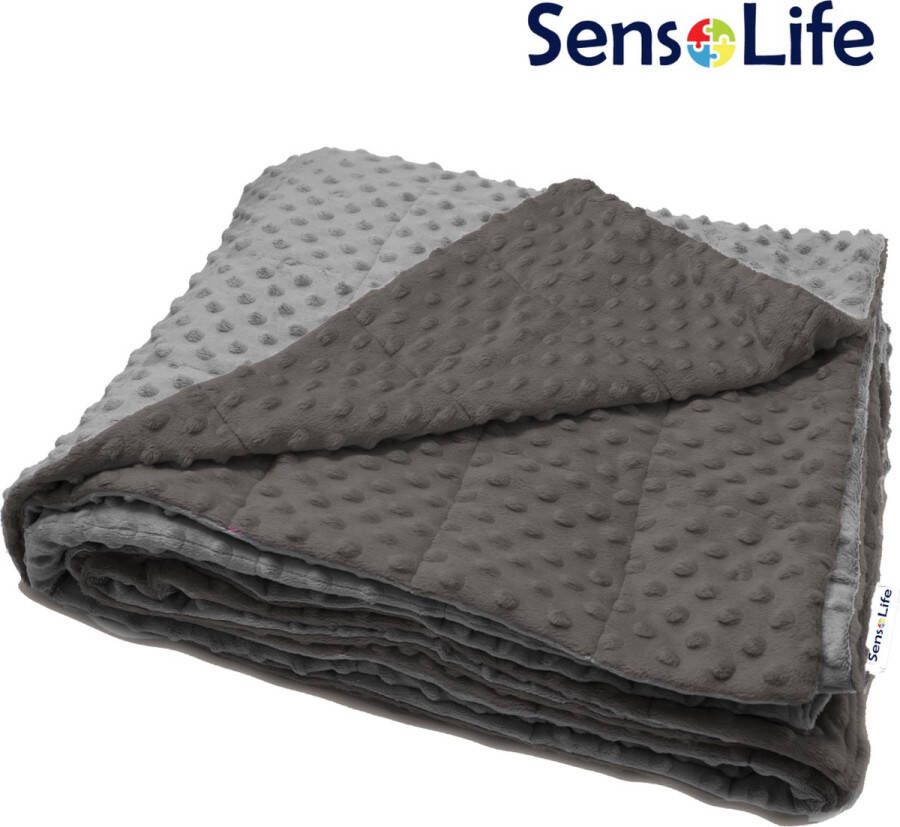 SensoLife Verzwaringsdeken voor kinderen 7 kg 140x200cm Minky Weighted blanket