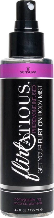 Sensuva Flirtatious Feromonen Body Mist Granaatappel Kokos & Plumeria 125