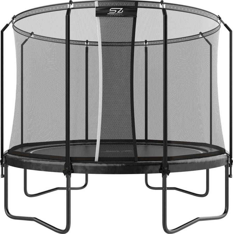 Senz Sports Trampoline met Veiligheidsnet Premium Plus 305 cm Rond Trampoline met Elastieken J7000 serie