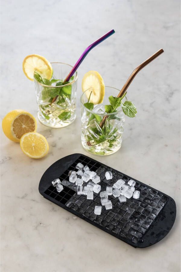 SENZA Ijsblokjesvorm Crushed ice Ijsblokjes voor cocktails 160 ijsblokjes
