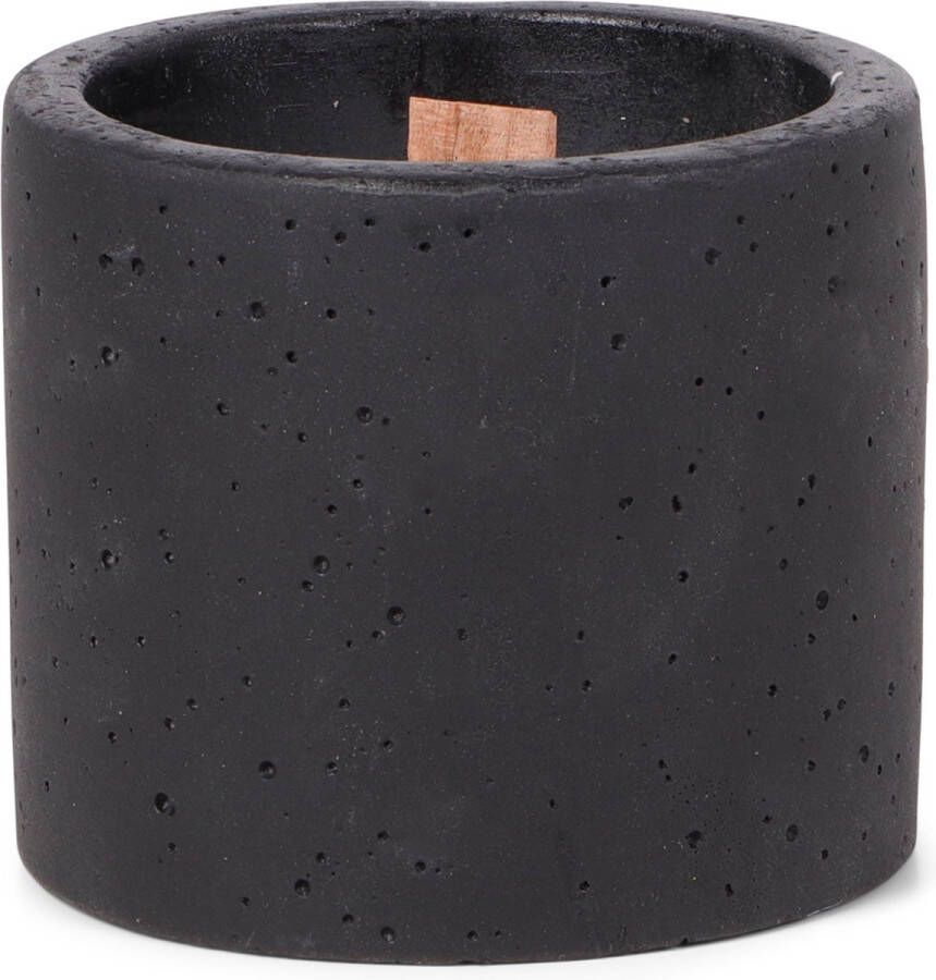 SENZA Wooden Wick Candle Black