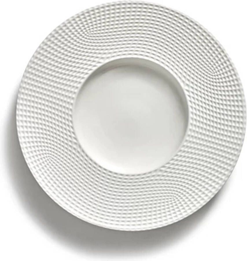 Serax Ann Van Hoey Nido diep bord gourmet D28cm bone china wit