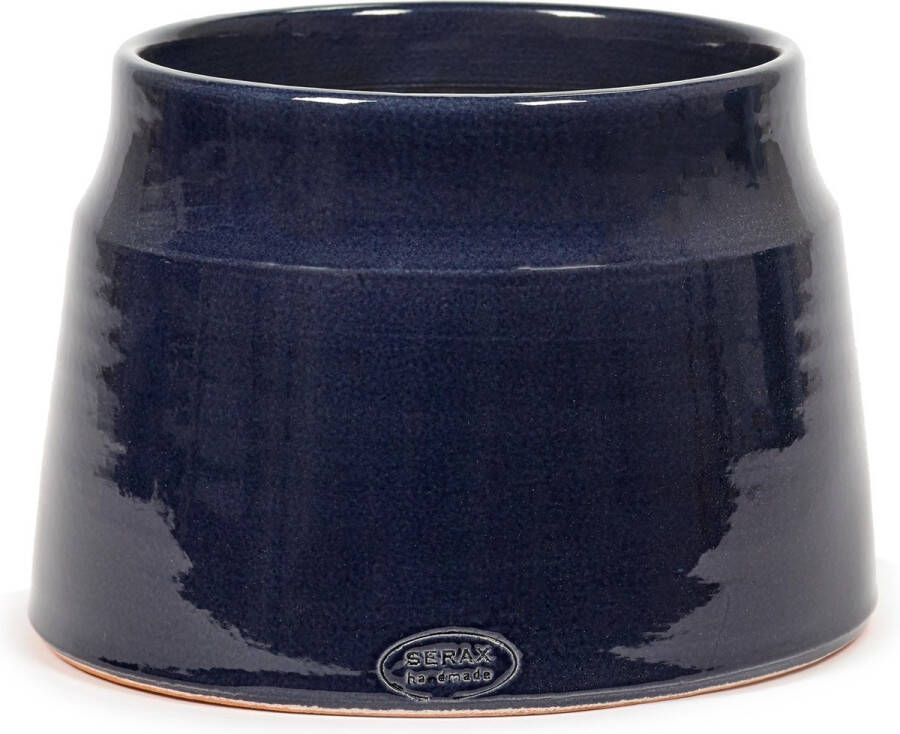 Serax Bloempot Blauw D 25 cm H 20 cm