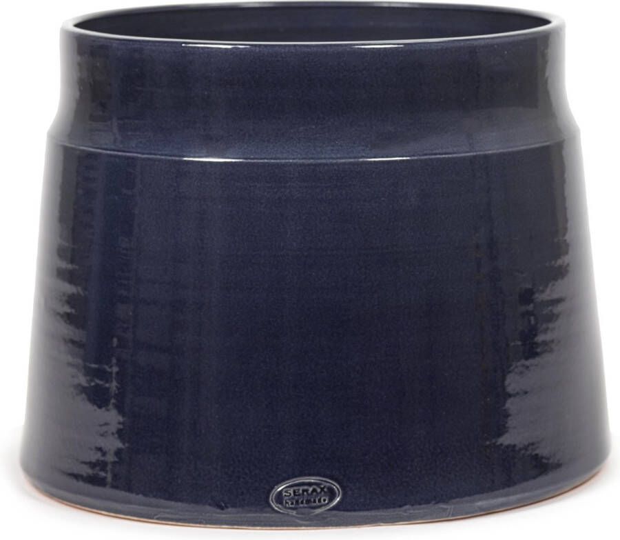 Serax Bloempot Blauw D 36 cm H 32 cm