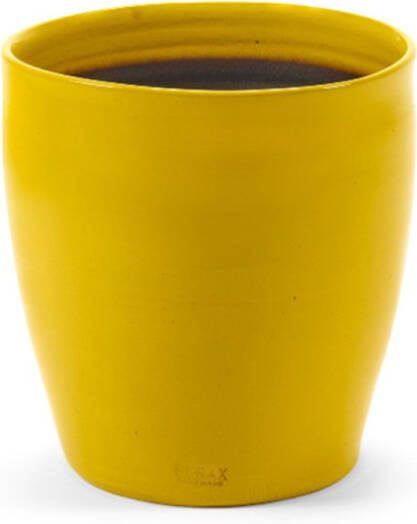 Serax Bloempot Lines Geel D 30 cm H 32 cm Opening 28 cm
