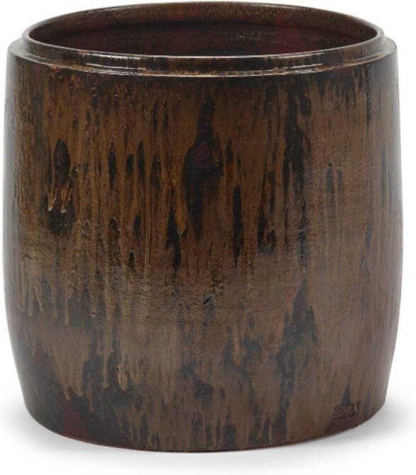 Serax Bloempot Mystique Dark Brown-Bruin D 38 cm H 38 cm Opening 26.5 cm