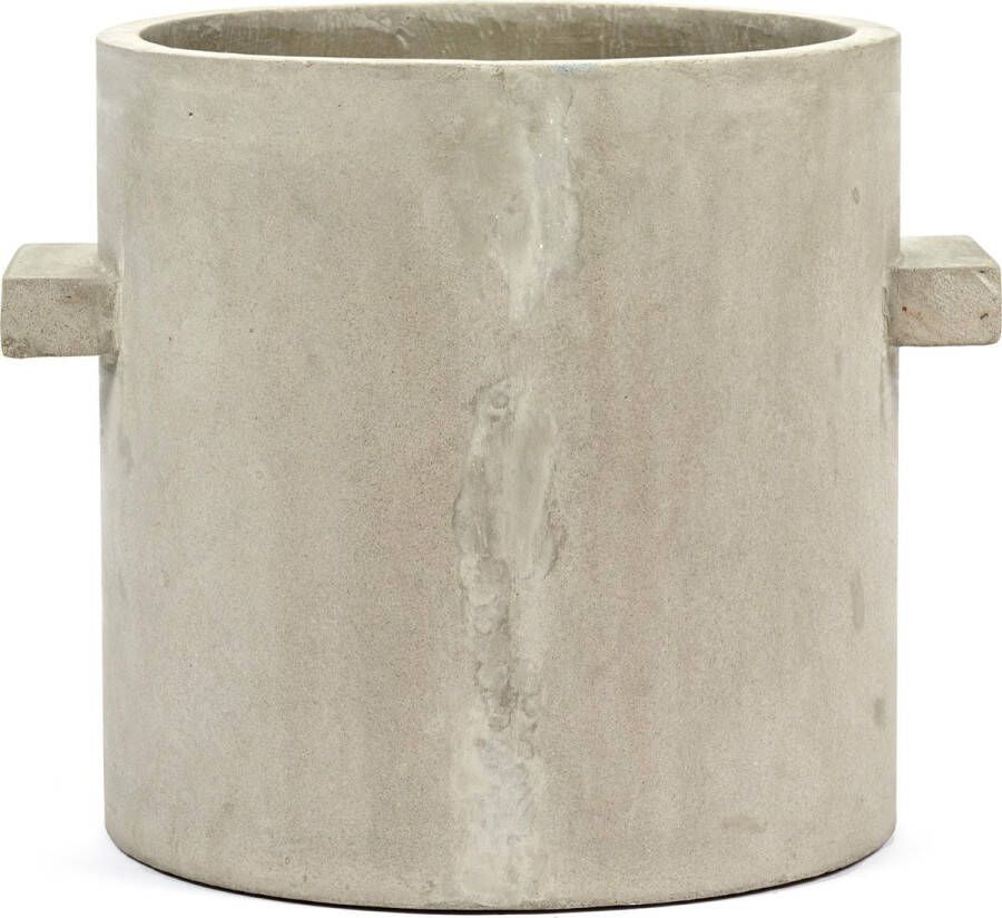 Serax Bloempot Pot beton Rond Naturel Hoog 27cm Diameter 27cm