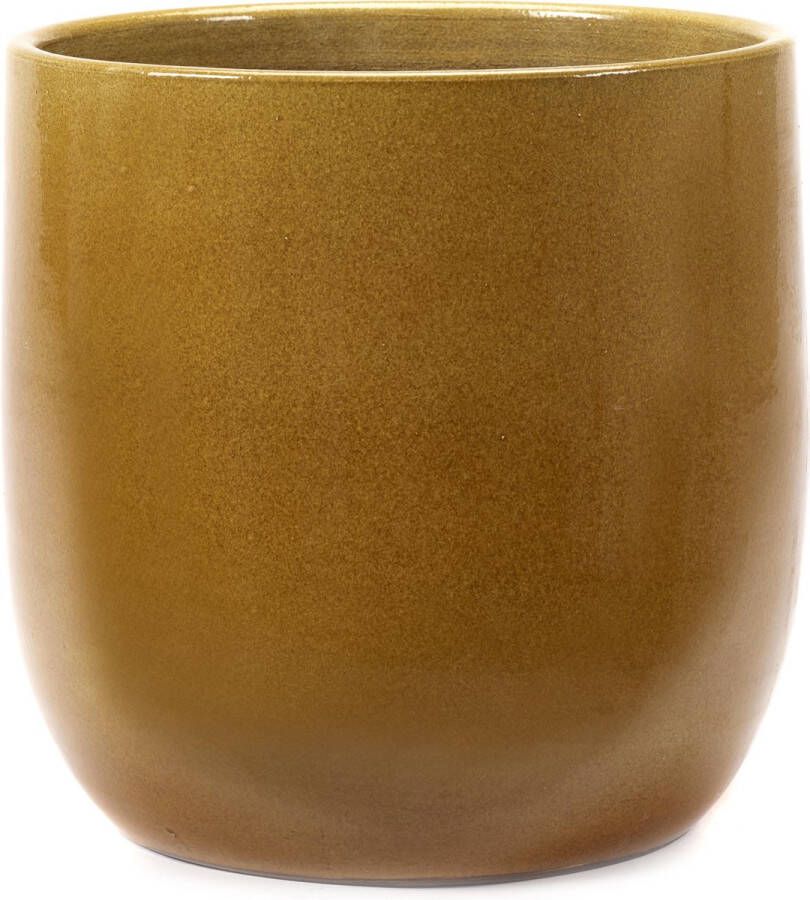 Serax Bloempot Pot Honey Geel D 29 cm H 27 cm