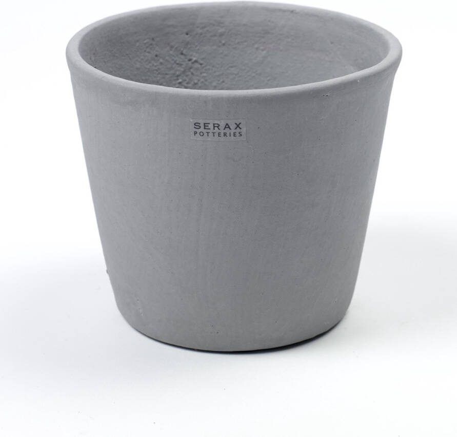 Serax Bloempot Sierpot Grijs D 13 cm H 11 cm Voordeelaanbod per 2 stuks