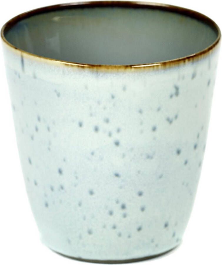 Serax Terres De Rêves Conisch koffiebeker (Hoogte: 9 5 cm Kleur: aqua blauw)