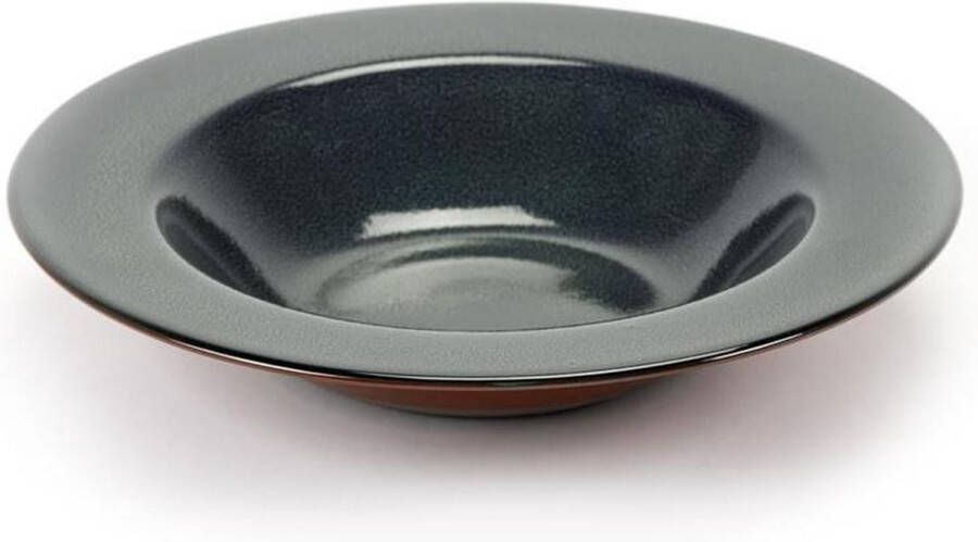 Serax Terres De Rêves pastabord (Diameter: 27 cm Hoogte: 5 cm Kleur: donkerblauw)