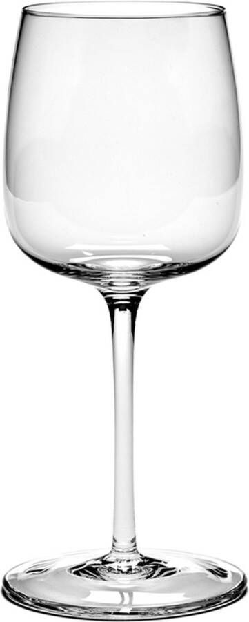 Serax by Vincent van Duijsen Passe-partout- Witte wijnglas gebogen 4 stuks