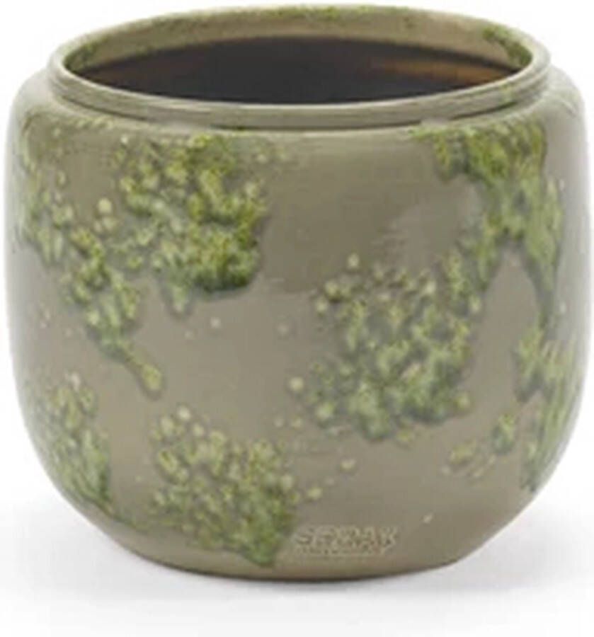 Serax Costa bloempot S D18.5 H19cm mystique groen