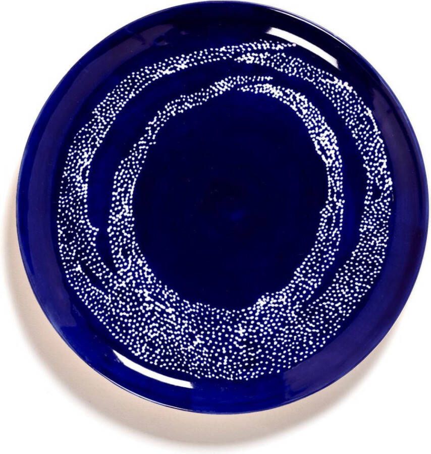 Serax Feast by Ottolenghi Bord L 26x26cm Lapis Lazuli Swirl-D