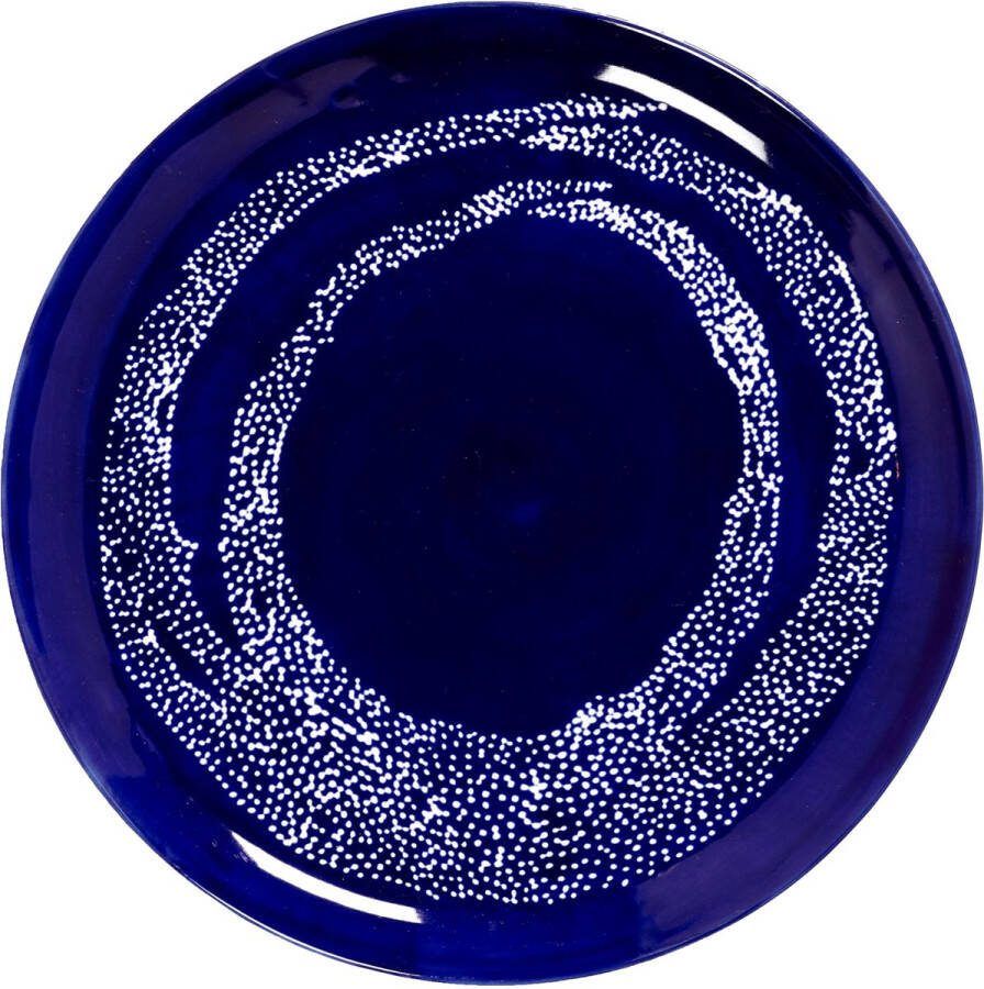 Serax Feast By Ottolenghi Dinerbord Ø26.5 Blue Dots White