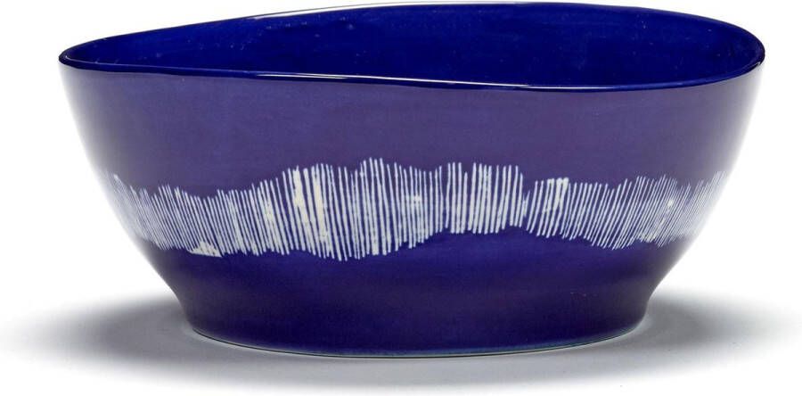 Serax Feast by Ottolenghi Kom L 17x17cm Lapis Lazuli Swirl-St