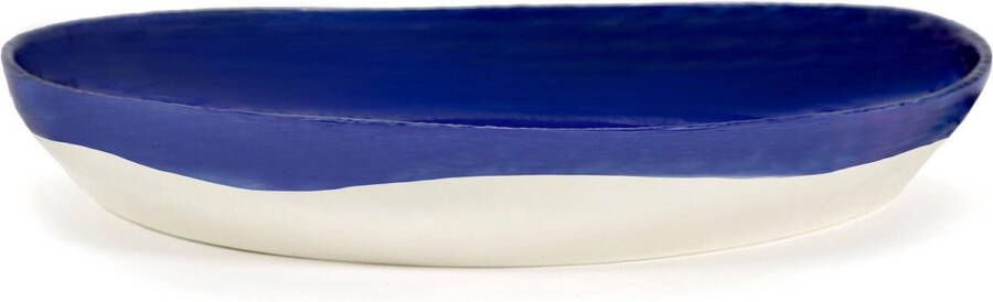 Serax Feast By Ottolenghi Serveerschaal Ø36 Dark Blue White