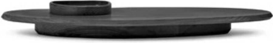 Serax Kelly Wearstler Dune dienblad met bowl 60.5x34.5cm H8cm ash zwart