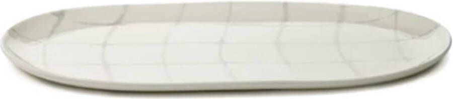 Serax Kelly Wearstler Zuma ovale schotel 46x27cm salt