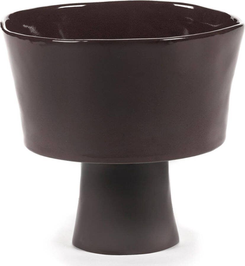 Serax La Mère By Marie Michielssen Serveerschaal Ø30 5 Dark Brown