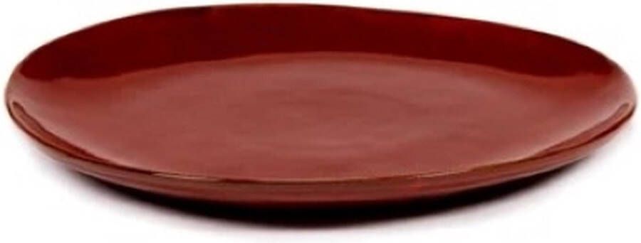 Serax Marie Michielssen La Mère plat bord D25cm venetian red