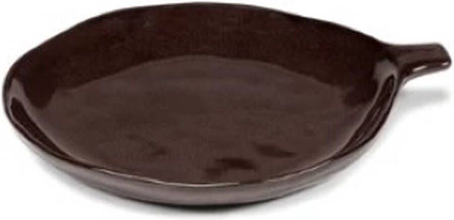 Serax Marie Michielssen La Mère schaal met handvat 20x17cm ebony