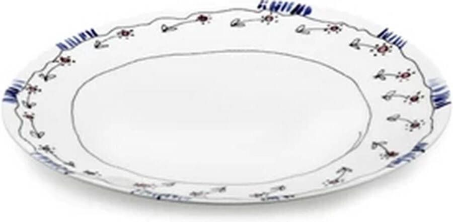 Serax Marni Midnight Flowers Anemone Milk plat bord D28cm rood blauw
