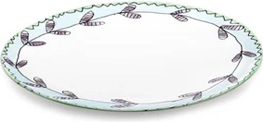Serax Marni Midnight Flowers Blossom Milk plat bord D28cm roze blauw