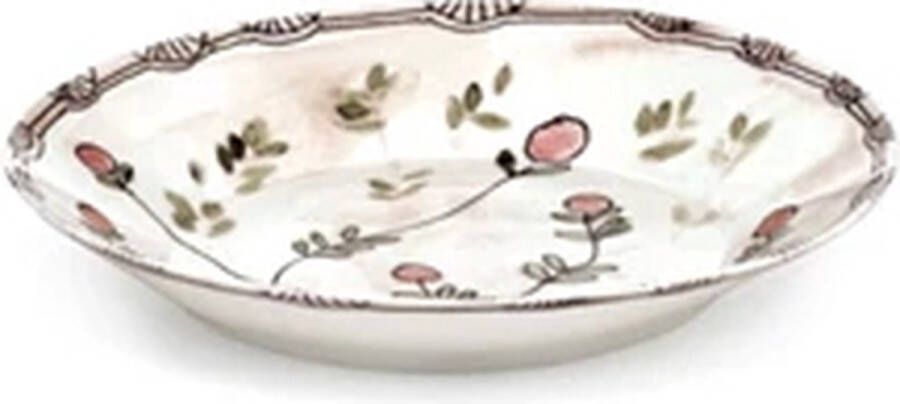 Serax Marni Midnight Flowers Mirtillo Nude diep bord D22cm H3.2cm roze groen