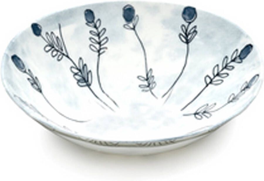 Serax MARNI Midnightflowers Lage kom M Mirtillo Tea 18 cm 2 stuks