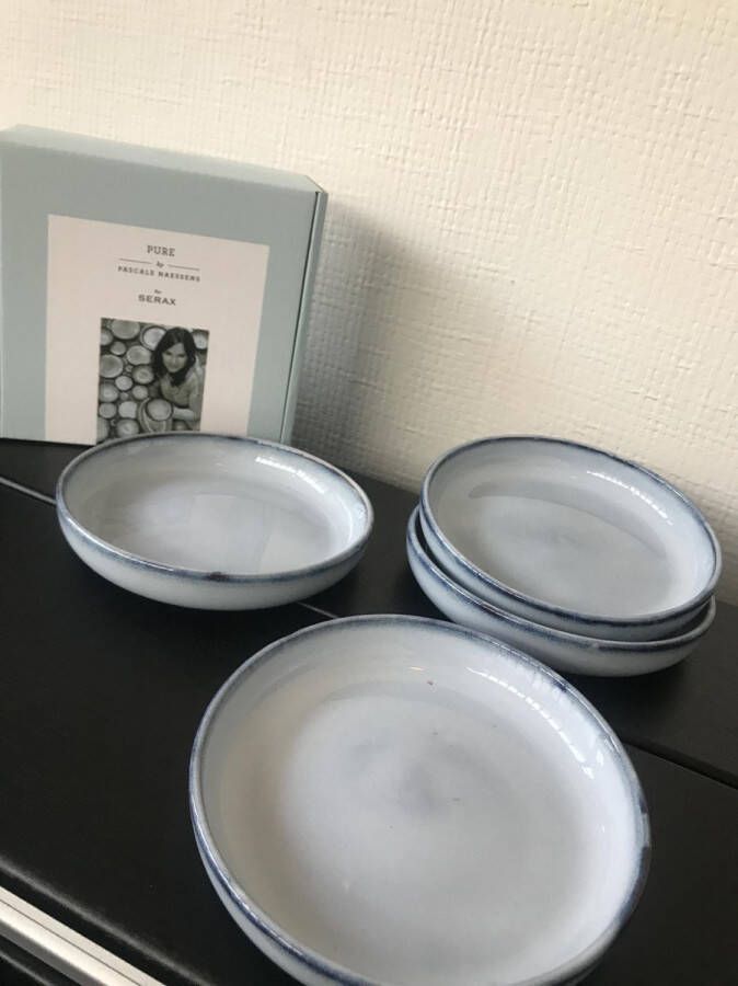 Serax PASCALE NAESSENS BORD TAPAS 14.5 X 2.5 BLAUW GEGLAZUURD (4 STUKS)
