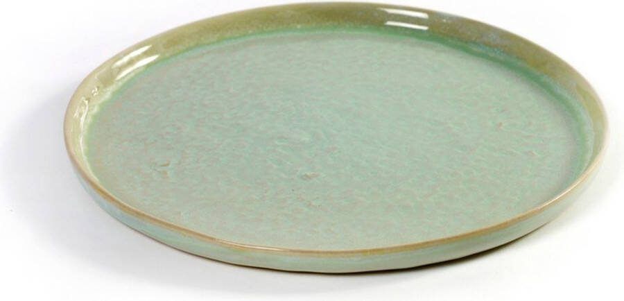 Serax Pure rond bord (Diameter: 21 cm Hoogte: 1 cm Kleur: aqua blauw)