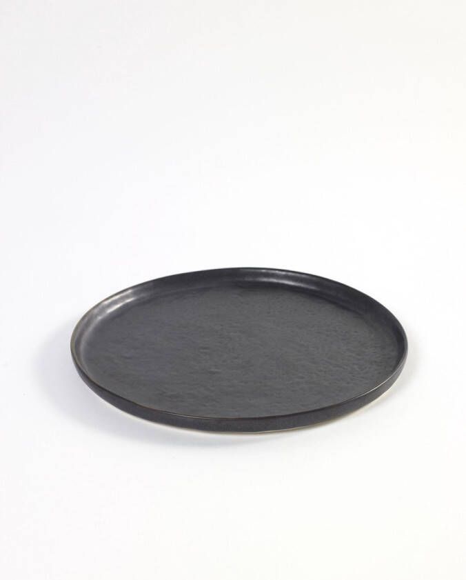 Serax Pure rond bord (Diameter: 16 cm Hoogte: 1 cm Kleur: zwart)