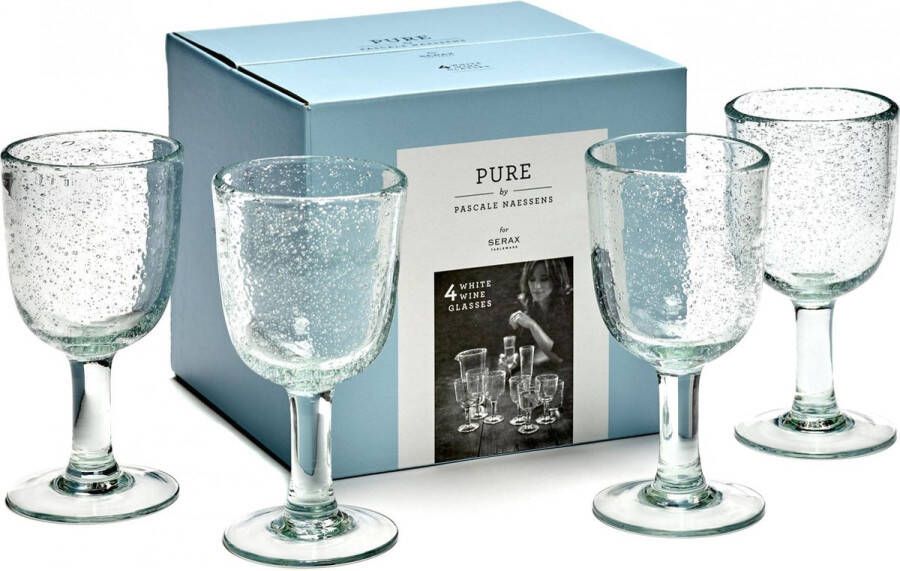 Serax Pure Set van 4 rodewijnglazen Pascale Naessens 200ml