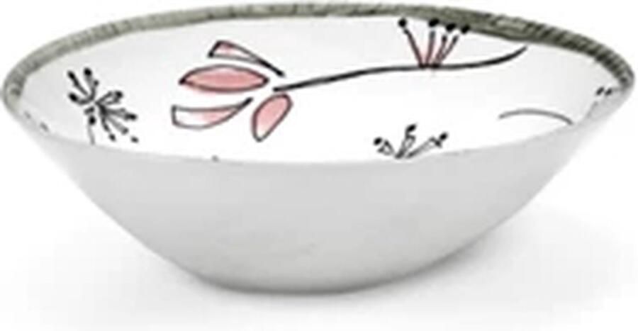 Serax Marni Midnight Flowers Fiore Rosa bowl D18cm H5.5cm roze zwart