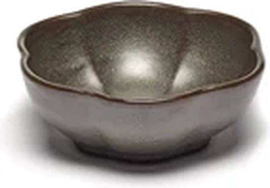 Serax Sergio Herman Inku bowl diep bord geribbeld D11cm H4cm groen