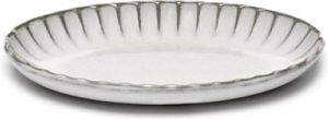 Serax Sergio Herman Inku schaal ovaal geribbeld 22x15.4x2.7 wit