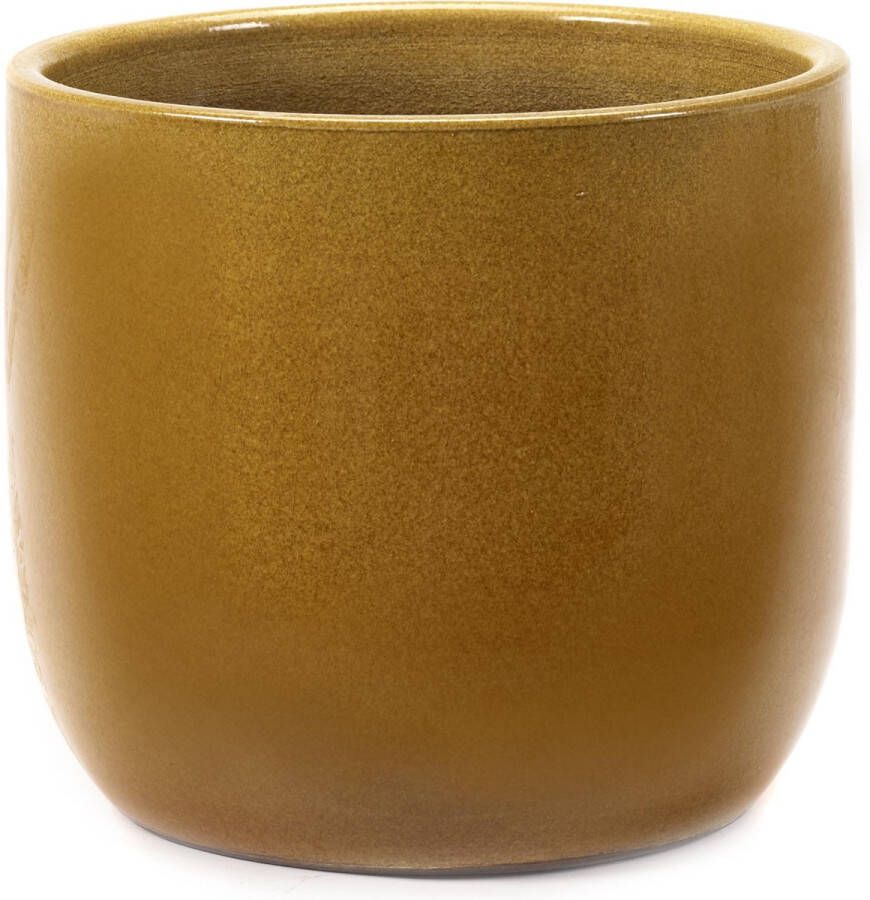 Serax Serrax Bloempot Pot Honey Geel D 22 cm H 20 cm